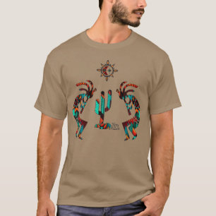 Camiseta Kokopelli Y Cactus