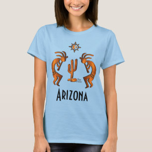 Camiseta Kokopelli Y Cactus