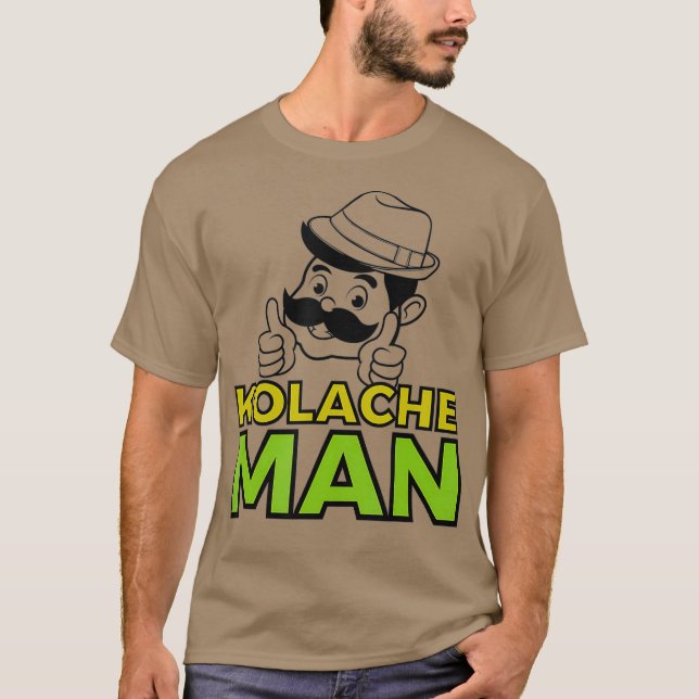 Camiseta Kolache Man República Checa Eslovaquia Europa Cent (Anverso)