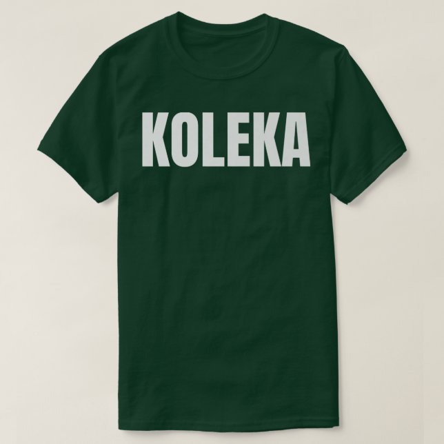 Camiseta Koleka Problema Conductor de Camión Conductor Prof (Diseño del anverso)