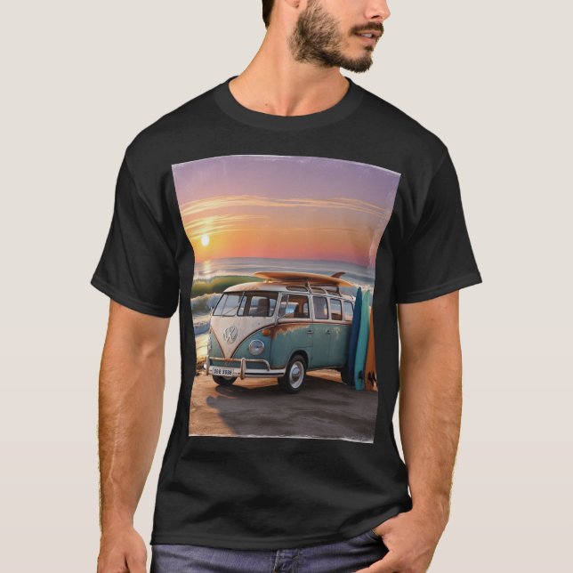 Camiseta Kombi e Surf (Anverso)