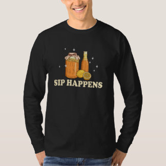 Camiseta Kombucha Lover Sip Ocurre Diversión A La Bebida