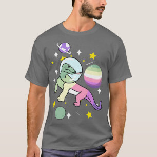 Camiseta Komodo Dragon Astronaut Genderfae