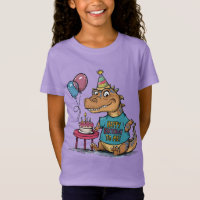 Komodo Dragon con gorra de cumpleaños usando humor