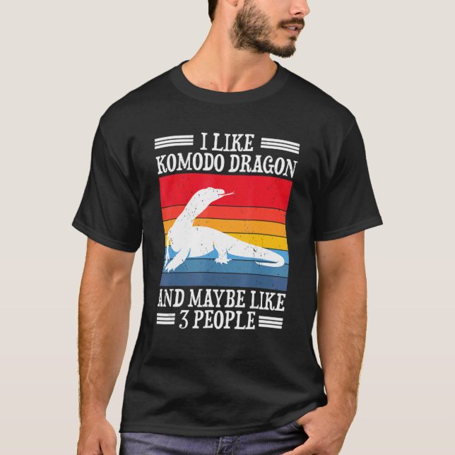 Camiseta Komodo Dragon Lizard Animal Reptile Lizard (Anverso)