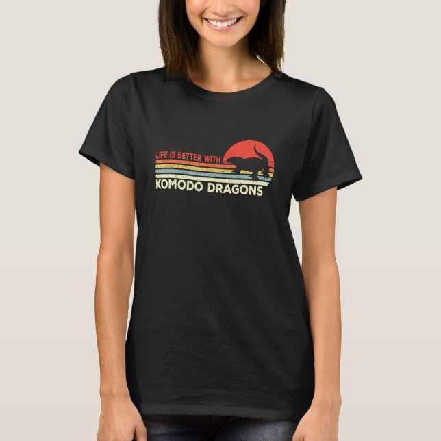 Camiseta Komodo Dragon - Monitor Lizard (Anverso)