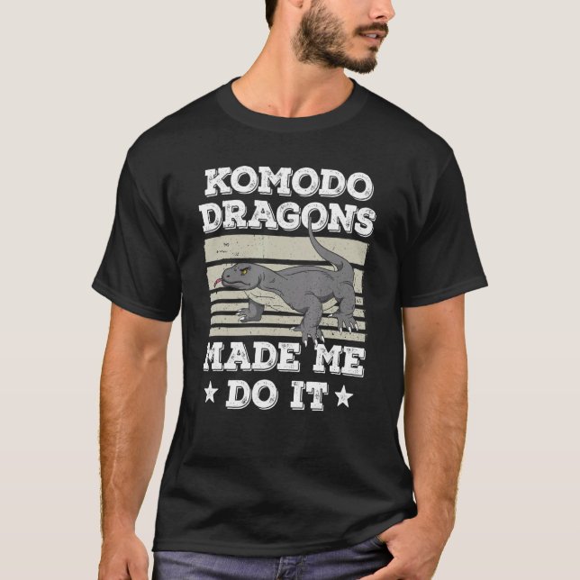 Camiseta Komodo Dragons me hizo hacerlo divertido Komodo Dr (Anverso)