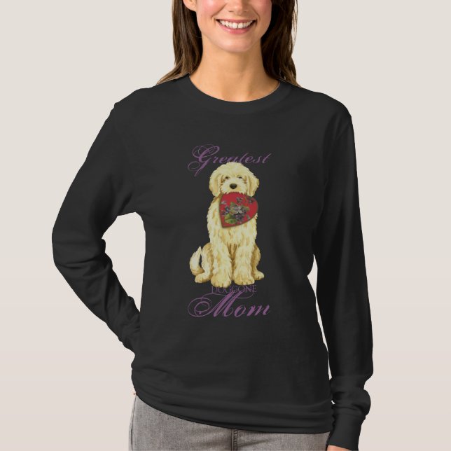 Camiseta Komondor Heart Mom (Anverso)
