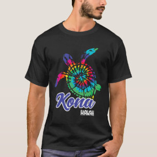 Camiseta Kona Hawaii Tie Dye Save Sea Turtles Hawaii Beach