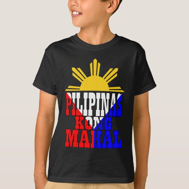 Camiseta kong 3 mahal de los pilipinas (Anverso)