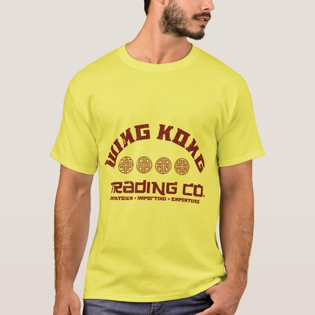 Camiseta kong del ala que negocia el co. problema grande en (Anverso)