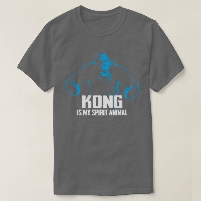 CAMISETA KONG ES MI ANIMAL ESPÍRITU (Diseño del anverso)