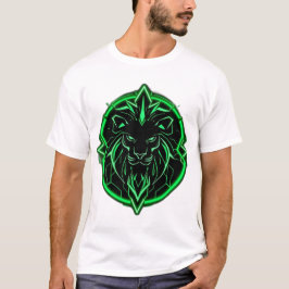 Camiseta Königlicher Löwe – Neon Power