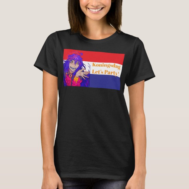 Camiseta Koningsdag anime (Anverso)
