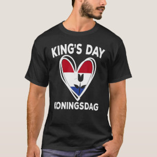 Camiseta Koningsdag Países Bajos 2022 Tulip Heart Kings Day