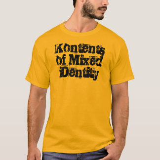 Camiseta Kontents de la identidad mezclada T