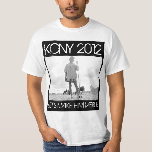 Camiseta KONY 2012 - Hagámoslo visible (Anverso)