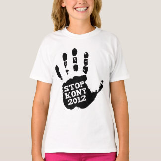 Camiseta Kony 2012 Handprint Stop Joseph Kony