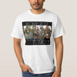 Camiseta KONY 2012 - Negro famoso