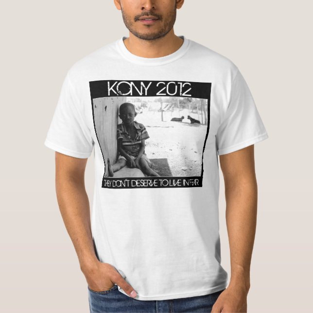 Camiseta KONY 2012 - Pare el miedo (Anverso)