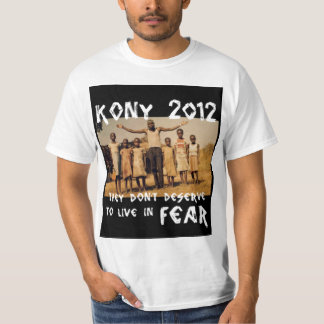 Camiseta KONY 2012 - Pare el negro del miedo