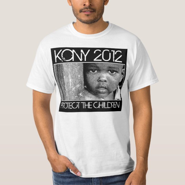 Camiseta KONY 2012 - Proteja a los niños (Anverso)