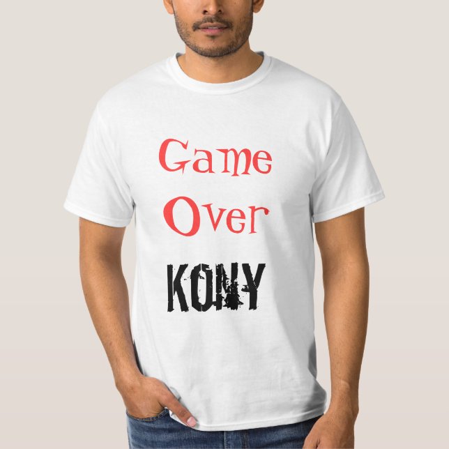 Camiseta Kony Game Over Kony (Anverso)