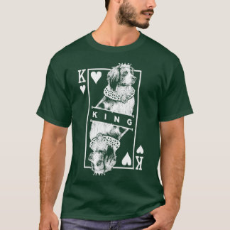Camiseta Kooikerhondje Rey de Corazones Gracioso Perro Kooi