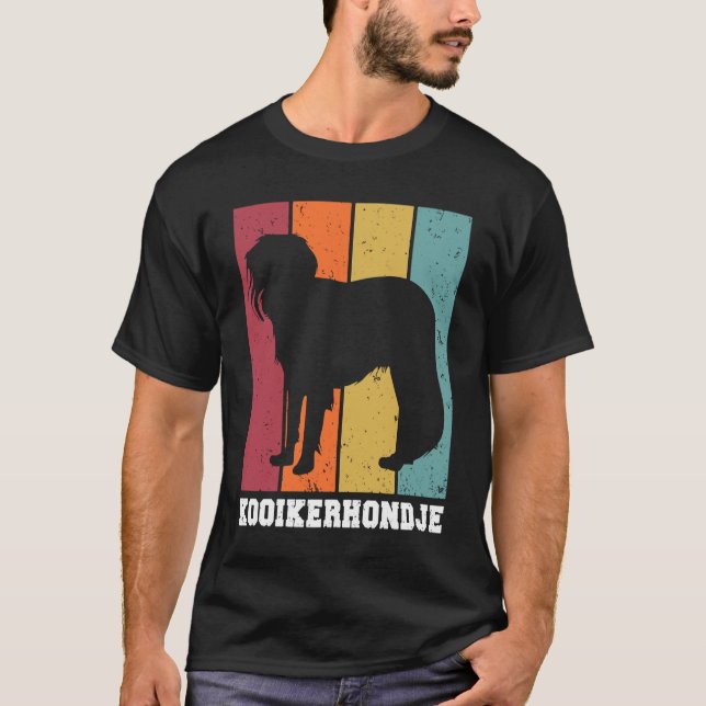 Camiseta Kooikerhondje Vintage  2 (Anverso)