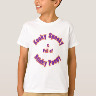 Camiseta Kooky Spooky y lleno de caca apestosa