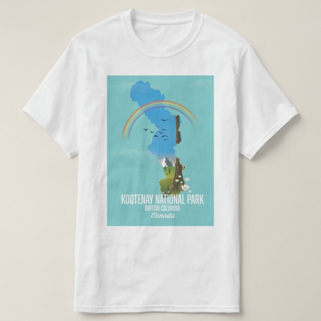 Camiseta Kootenay, Parque Nacional Kootenay, Canadá (Diseño del anverso)