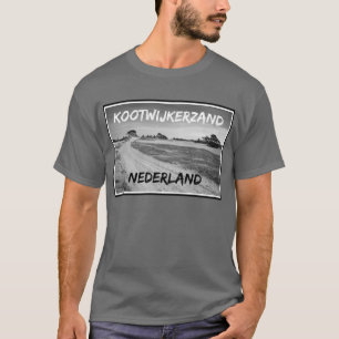 Camiseta Kootwijkerzand, Nederland, blanco y negro