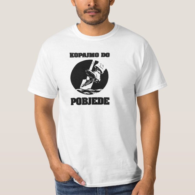 Camiseta Kopajmo hace el poster de Pobjede Sarajevo (Anverso)