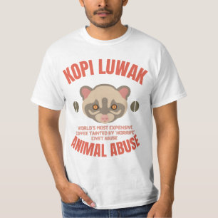 Camiseta Kopi Luwak Animal Abus - Café Luwak