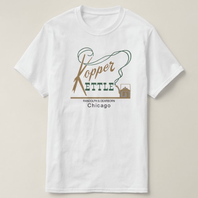Camiseta Kopper Kettle Restaurant, Chicago, IL (Diseño del anverso)