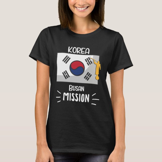 Camiseta Korea Busan Mormon LDS Mission Missionary (Anverso)