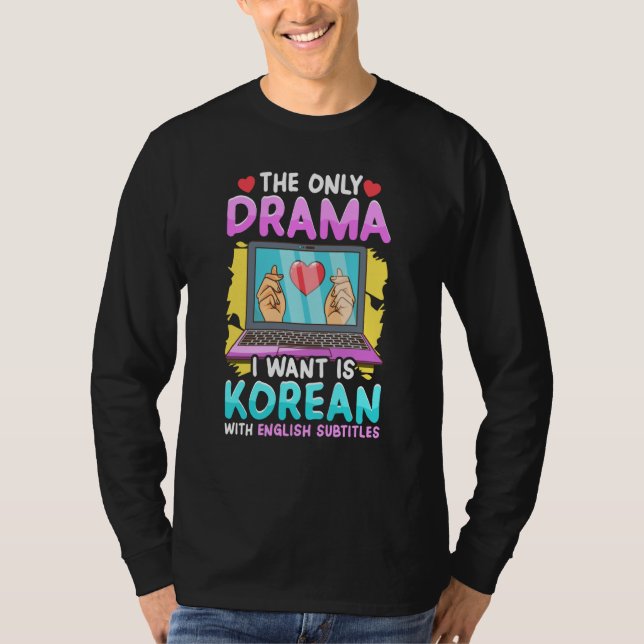Camiseta Korean Drama for Women Kdrama Fashion Cute Kdrama  (Anverso)