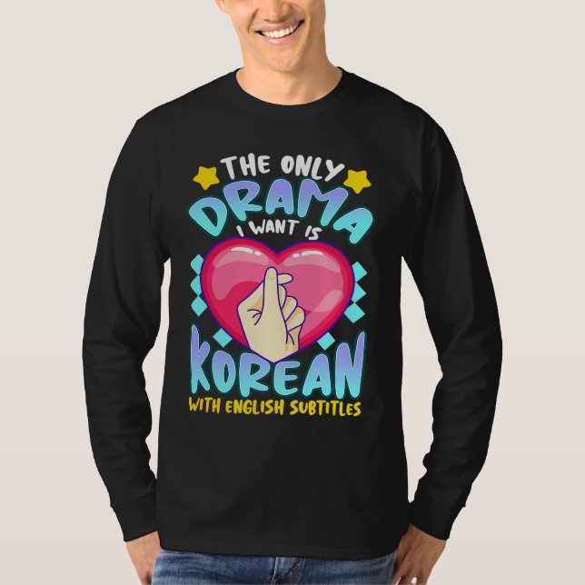 Camiseta Korean Drama  for Women Kdrama Fashion Cute Kdrama (Anverso)