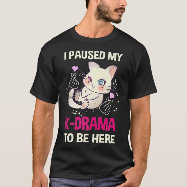 Camiseta Korean Drama Kdrama Finger Heart Design tv  (Anverso)