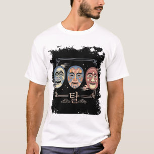 Camiseta Korean Traditional Masks (Tal)