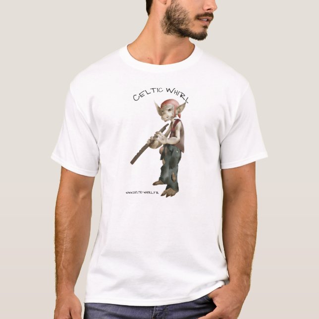 Camiseta Korrigan Flutiste Celtic Whirl (Anverso)
