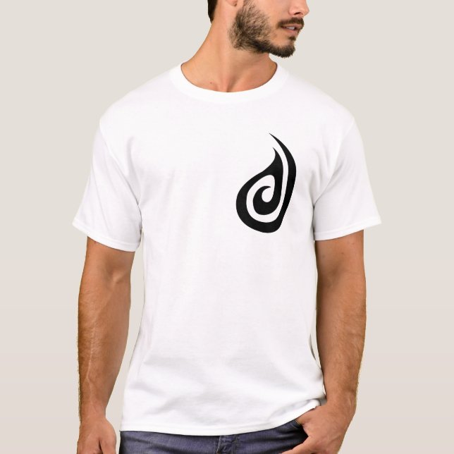 Camiseta Koru maorí+Gancho de pescados (Anverso)
