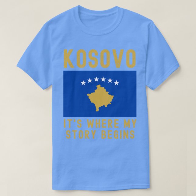 Camiseta kosovar (Diseño del anverso)