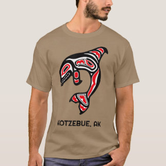 Camiseta Kotzebue, Alaska, nativo americano de Orca Kille