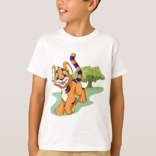 Camiseta Kougra anaranjado aventurero en la isla del