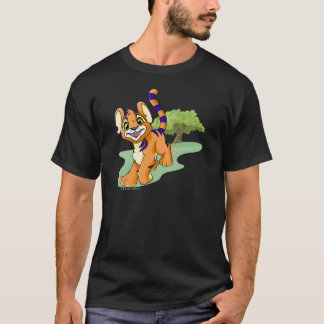 Camiseta Kougra anaranjado aventurero en la isla del