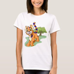 Camiseta Kougra anaranjado aventurero en la isla del