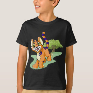 Camiseta Kougra anaranjado aventurero en la isla del