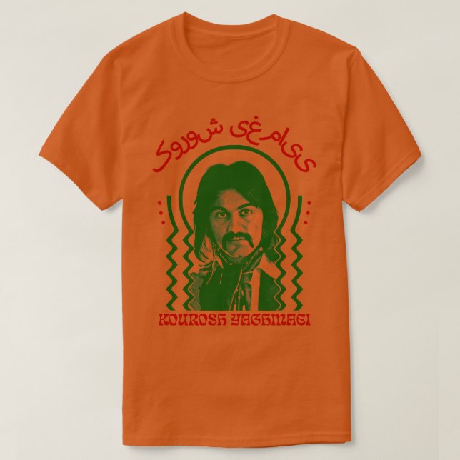 Camiseta Kourosh Yaghmaei Diseño Psicodélico Original (Diseño del anverso)