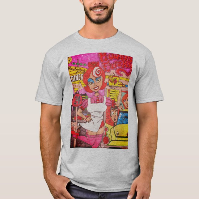 Camiseta Kousin Freaky Diner (Anverso)